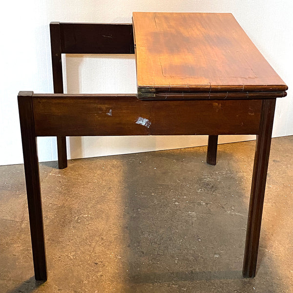 English George III Mahogany Fold-Over Tea Table