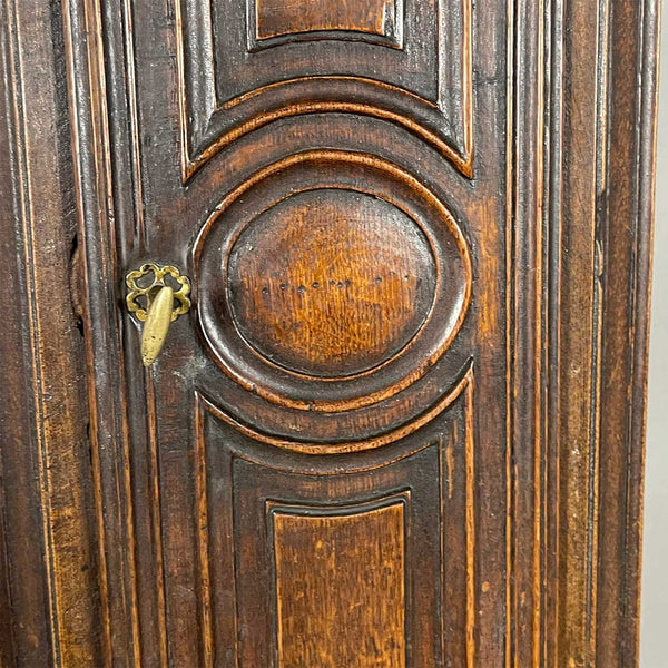 Lot 0060 | French Provincial Oak Tall Case Chateau Clock