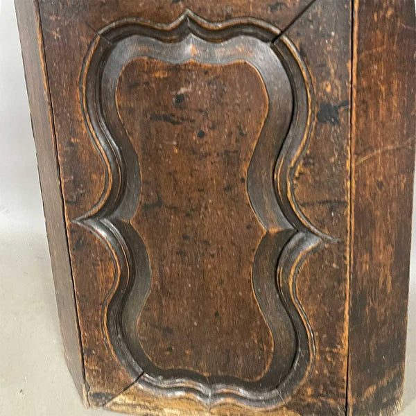 Lot 0060 | French Provincial Oak Tall Case Chateau Clock