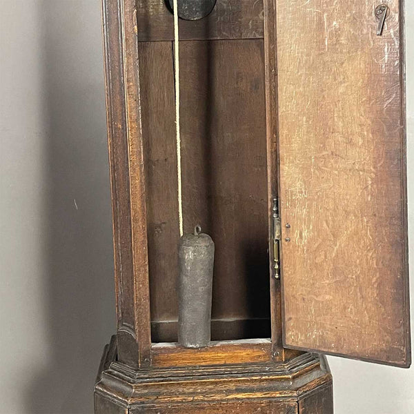 Lot 0060 | French Provincial Oak Tall Case Chateau Clock