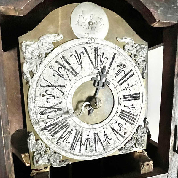 Lot 0060 | French Provincial Oak Tall Case Chateau Clock