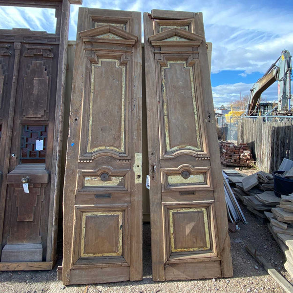 Lot 0442 | Very Large Argentine Painted Mahogany / Walnut Double Door