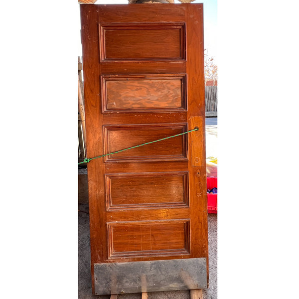 Lot 0448 | Two Vintage American Walnut Panelled Colorado University Single Doors