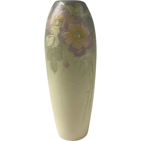 Large American Weller Pottery Hudson Floral Vase