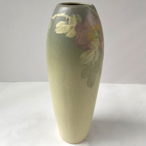 Large American Weller Pottery Hudson Floral Vase