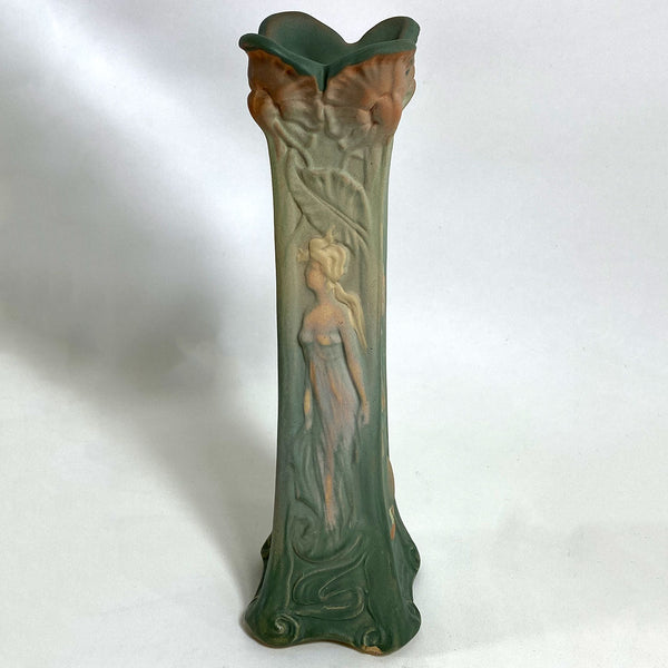 Lot 0389 | American Weller Pottery Etna Mug and Frederick Rhead L'Art Nouveau Vases (3 pieces)