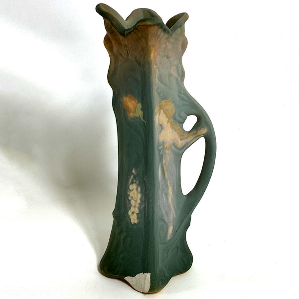 Lot 0389 | American Weller Pottery Etna Mug and Frederick Rhead L'Art Nouveau Vases (3 pieces)
