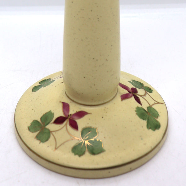 Lot 0400 | Scarce American Weller Pottery Vase and Roseville Candlestick (2)