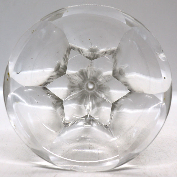 Lot 0412  | American Adams & Co. Pressed Glass Maud Granger Opera Pattern Relish Dish and Candlesticks (3)