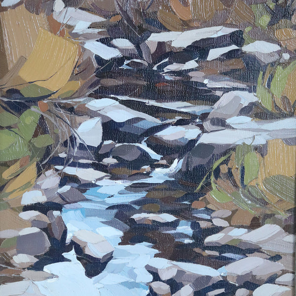MICK SHIMONEK Oil on Canvas Painting, Fox Creek