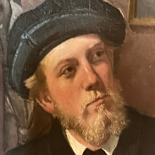 Scottish School Oil on Canvas Painting, Portrait of a Man