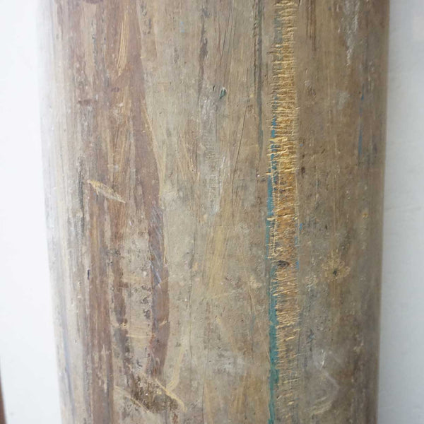 Pair of Very Large Indian Solid Satinwood Columns
