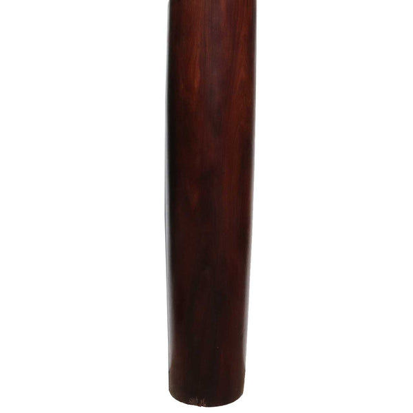 Rare Large Solid Rosewood Brass Banded Pillar (7 available)