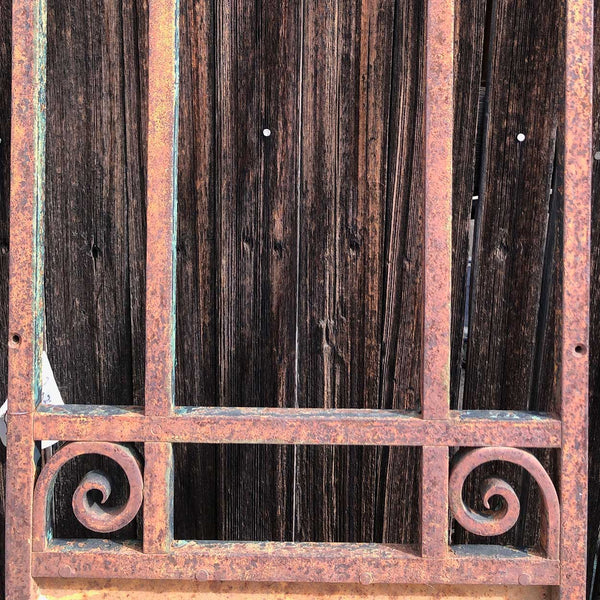 French Iron Rectangular Window Transom Grille