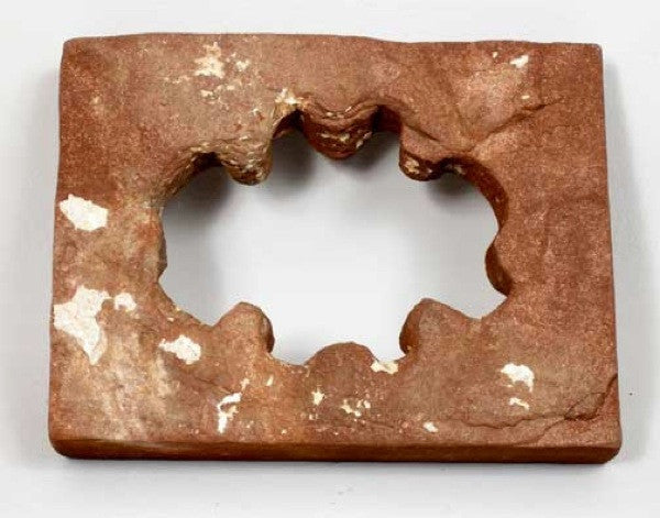 Indian Red Sandstone Architectural Fragment Carving, Open Frame