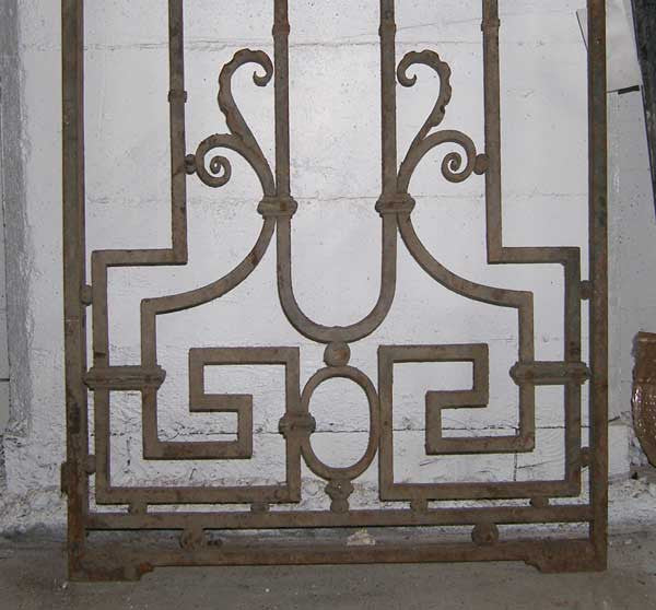 STOLEN ➳ French Colonial Art Nouveau Wrought Iron Arched Gate