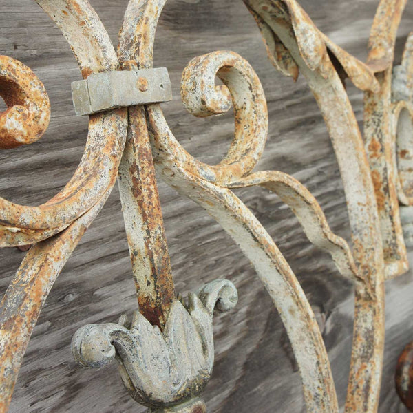 French Louis XV Style Wrought Iron Balcony Front