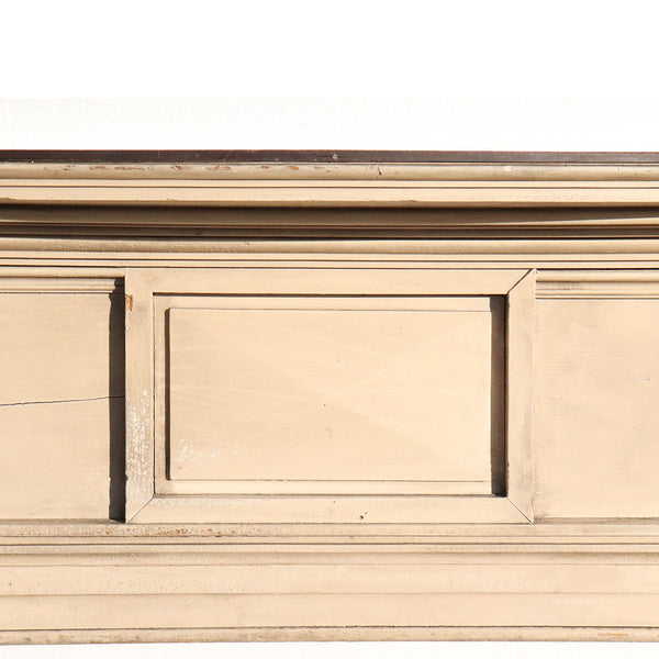American Hancock House Painted Pine Fireplace Surround