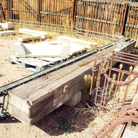 Large American Victorian Solid Pine Architectural Beam