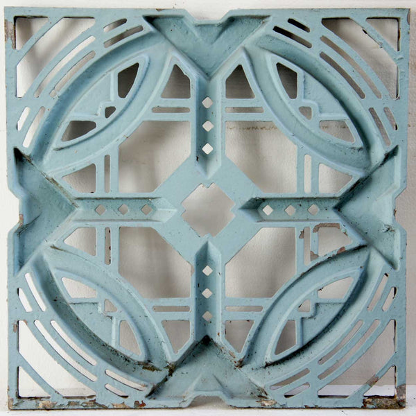 American Mid-Century Modern John deKoven Hill Blue Painted Aluminum Modular Panel