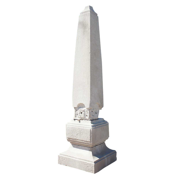 American Neoclassical Limestone Architectural Chicago Riverwalk Obelisk