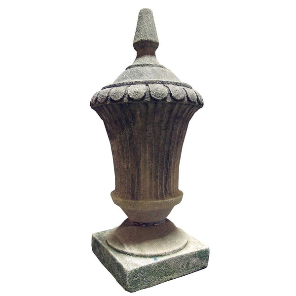 American Art Deco Limestone Architectural Roof Urn Finial