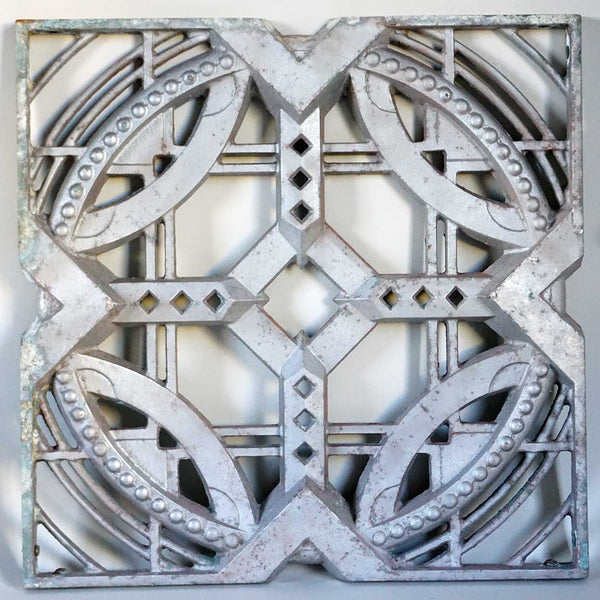 American John deKoven Hill Reticulated Stripped Aluminum Modular Panel