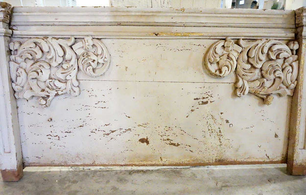 Indo-Portuguese Baroque Painted Teak Architectural Altar Panel