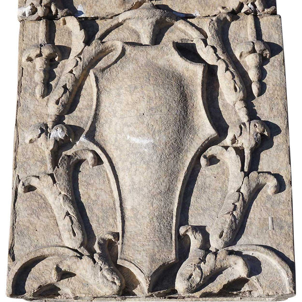 American Terracotta Architectural Fruit and Urn Two-Part Building Panel