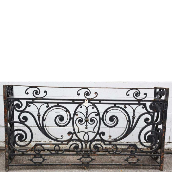 French Beaux-Arts Thick Wrought Iron Balcony