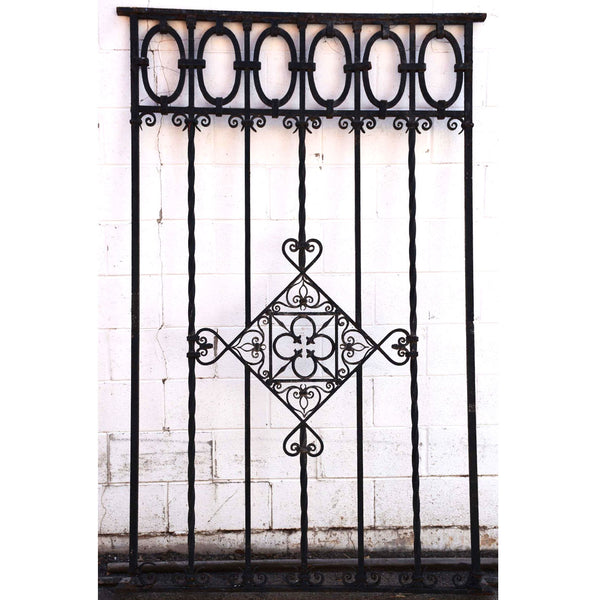 Argentine Hand Forged Iron Window Grille Panel (Reja)