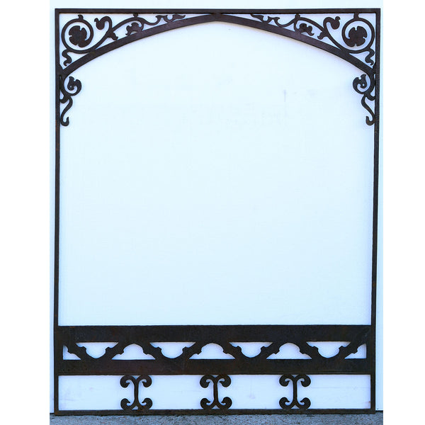 American Gothic Revival Mountain States Telephone Building Wrought Iron Window Grille