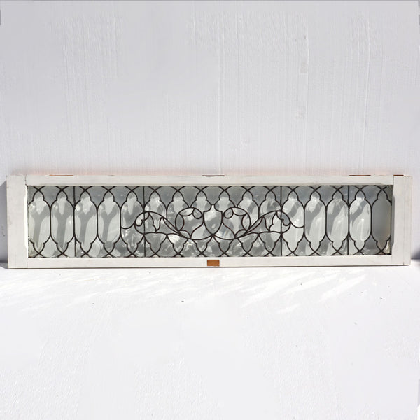 American Beveled and Leaded Glass Architectural Transom Window