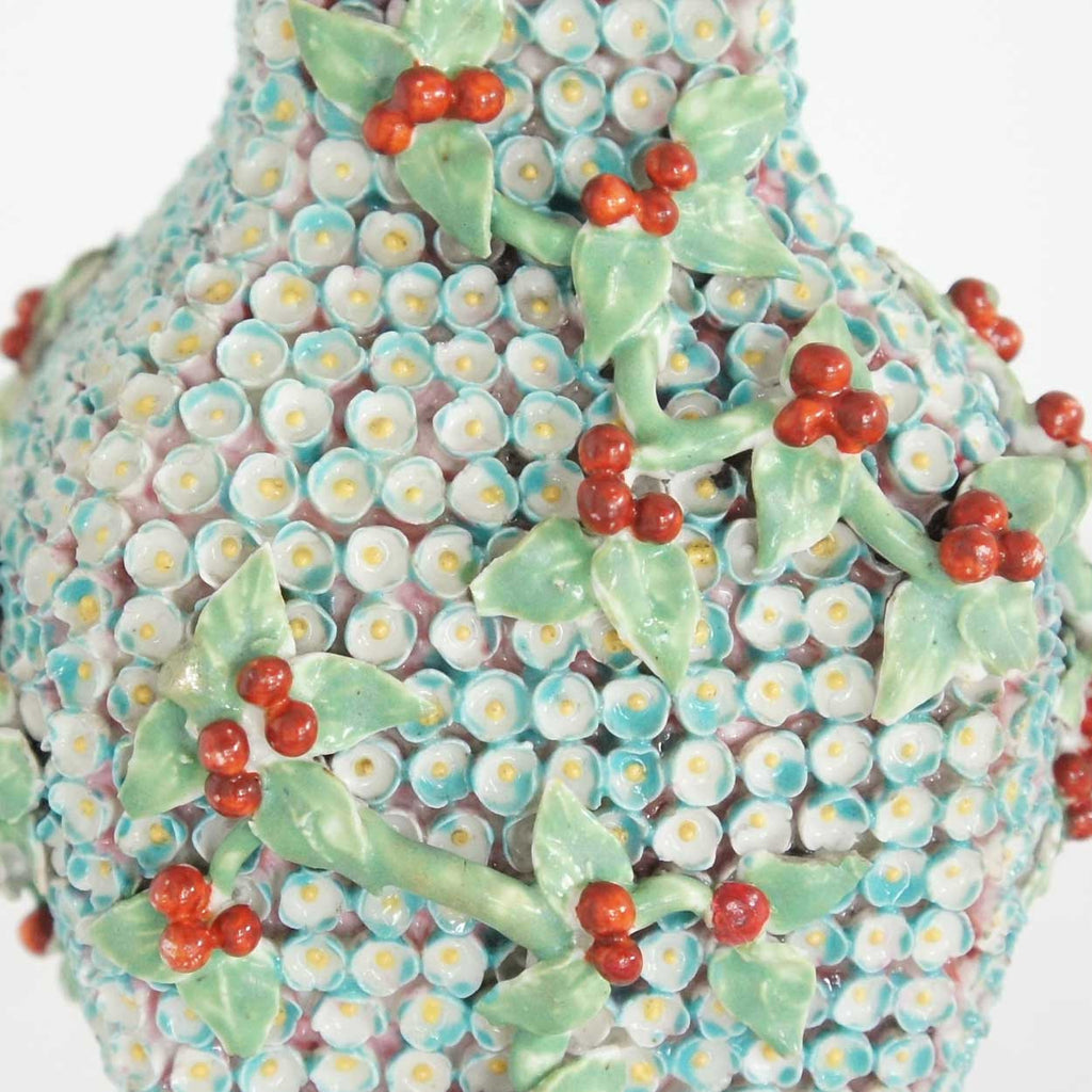 Chelsea Factory Rococco Rare English Chelsea Rococo Snowball Style Soft Paste Porcelain Covered Urn