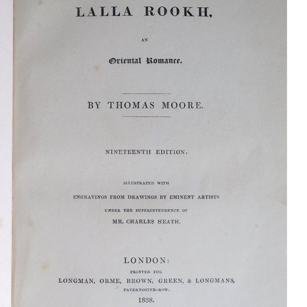 Leather Book: Lalla Rookh by Sir Thomas Moore
