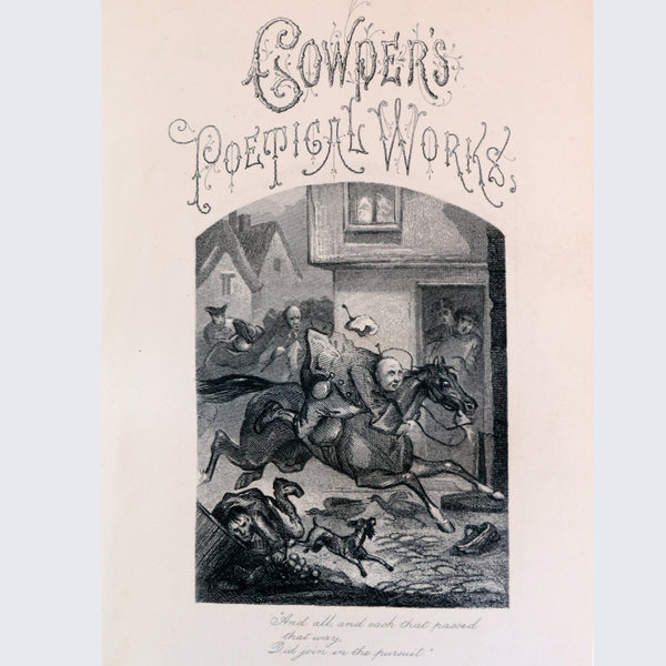 Book: The Poetical Works of William Cowper by William Michael Rossetti
