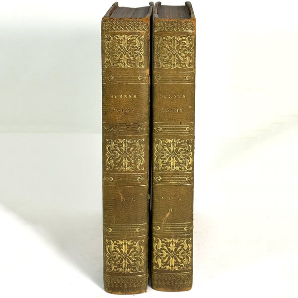 Set of Two Books: Poems by Robert Burns, With An Account of His Life