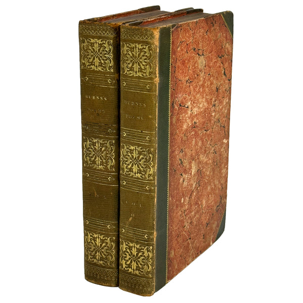 Set of Two Books: Poems by Robert Burns, With An Account of His Life