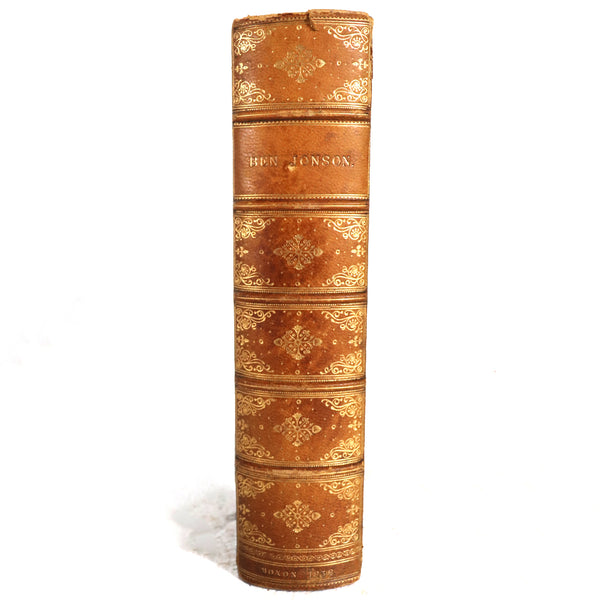 Leather Book: The Works of Ben Jonson, With a Memoir by Barry Cornwall