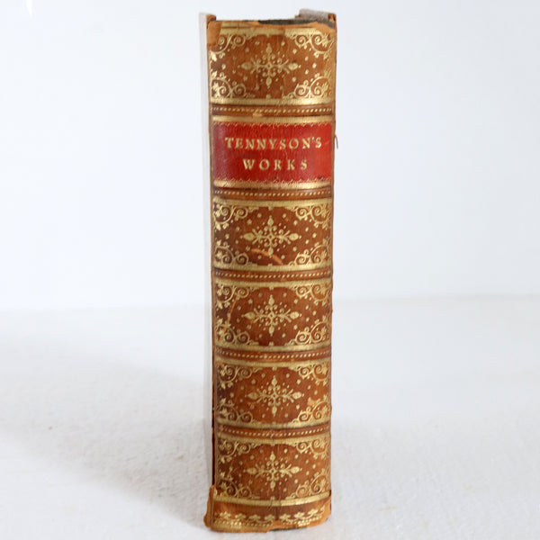 Leather Book: The Works of Lord Tennyson Poet Laureate