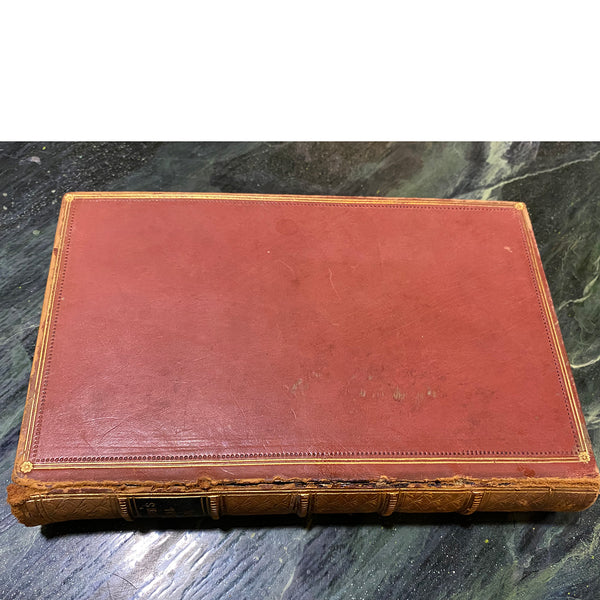 Leather Book: The Poetical Works of Oliver Goldsmith by Thomas Babington Macaulay