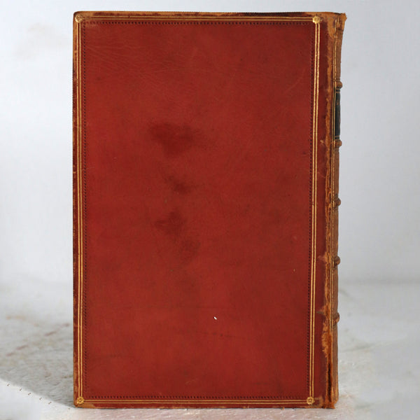Leather Book: The Poetical Works of Oliver Goldsmith by Thomas Babington Macaulay