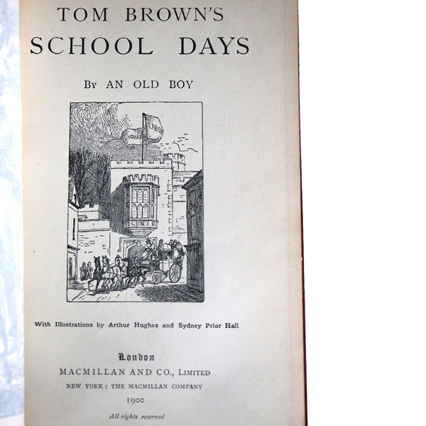 Leather Book: Tom Brown's School Days by Thomas Hughes