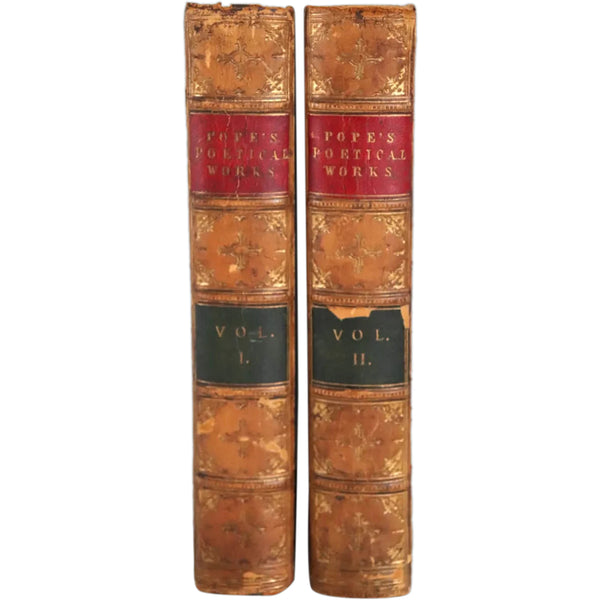 Set of Two Books: The Poetical Works of Alexander Pope by Robert Carruthers