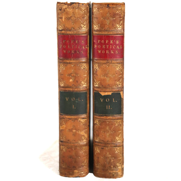 Set of Two Books: The Poetical Works of Alexander Pope by Robert Carruthers