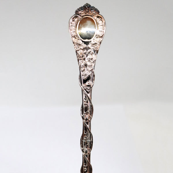 French Odiot Demidoff .950 Sterling Silver Two-Piece Salad Server