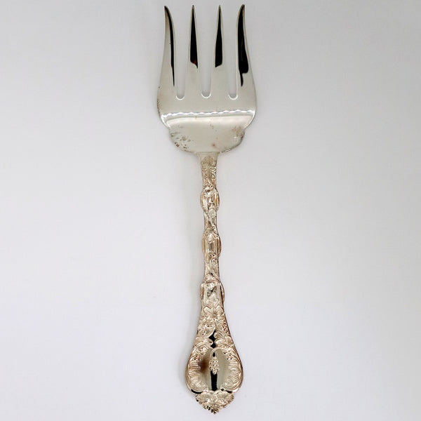 French Odiot Demidoff .950 Sterling Silver Fish Serving Fork [2 available]