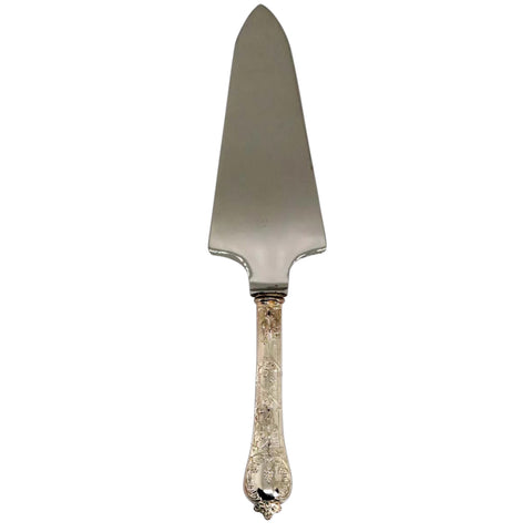 French Odiot Demidoff .950 Sterling Silver and Stainless Steel Cake Server Knife