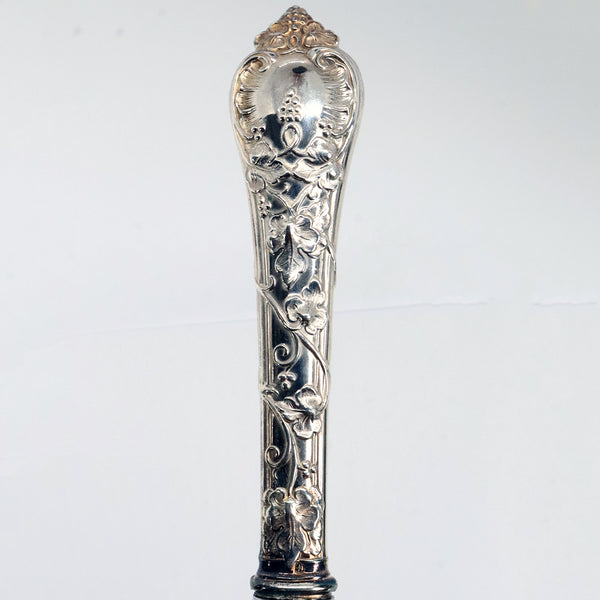 French Odiot Demidoff .950 Sterling Silver Carving Fork