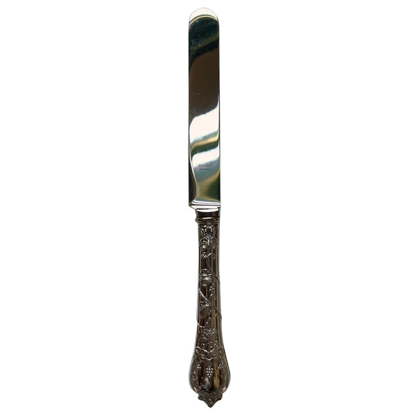 French Odiot Demidoff .950 Sterling Silver and Stainless Steel Salad Knife [36 available]